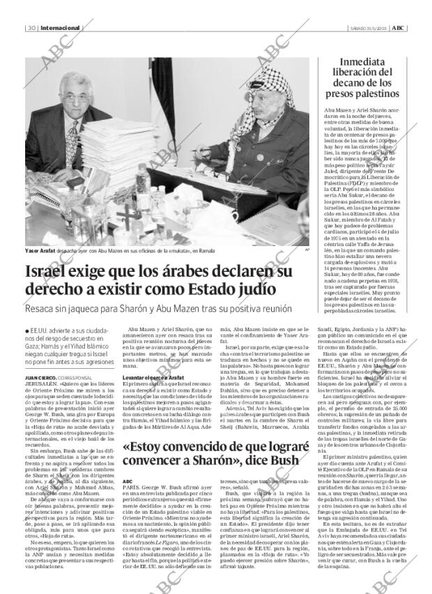 ABC MADRID 31-05-2003 página 30