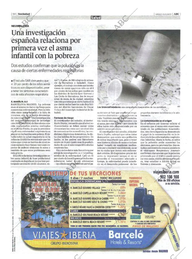 ABC MADRID 31-05-2003 página 54