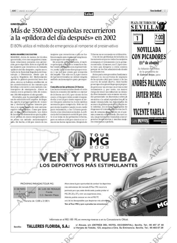 ABC SEVILLA 31-05-2003 página 53