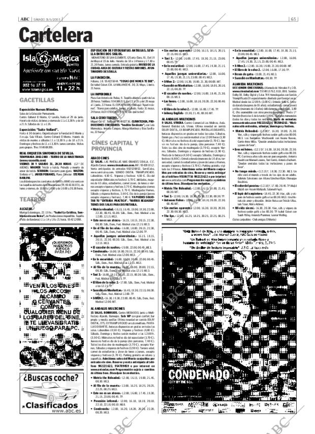 ABC SEVILLA 31-05-2003 página 65