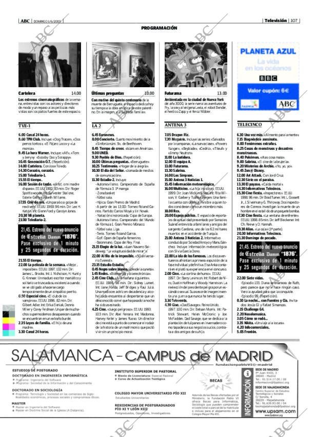 ABC MADRID 01-06-2003 página 107