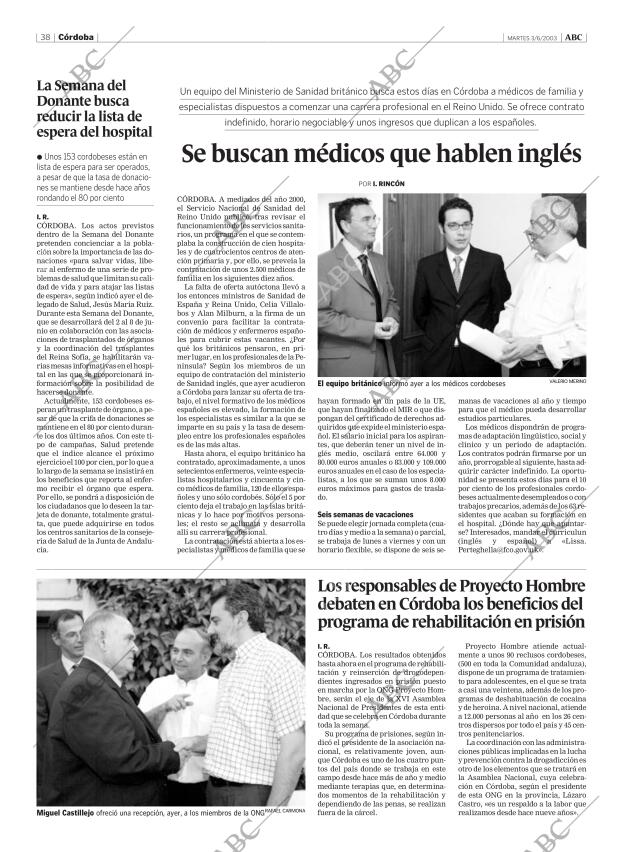 ABC CORDOBA 03-06-2003 página 38