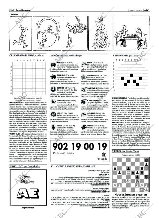 ABC MADRID 03-06-2003 página 106