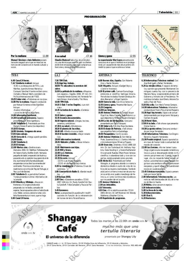 ABC MADRID 03-06-2003 página 111