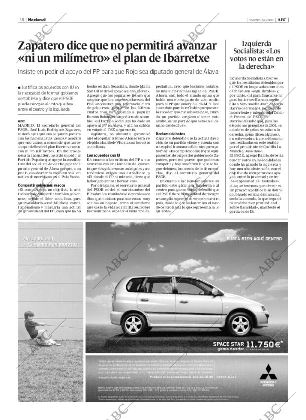 ABC MADRID 03-06-2003 página 16