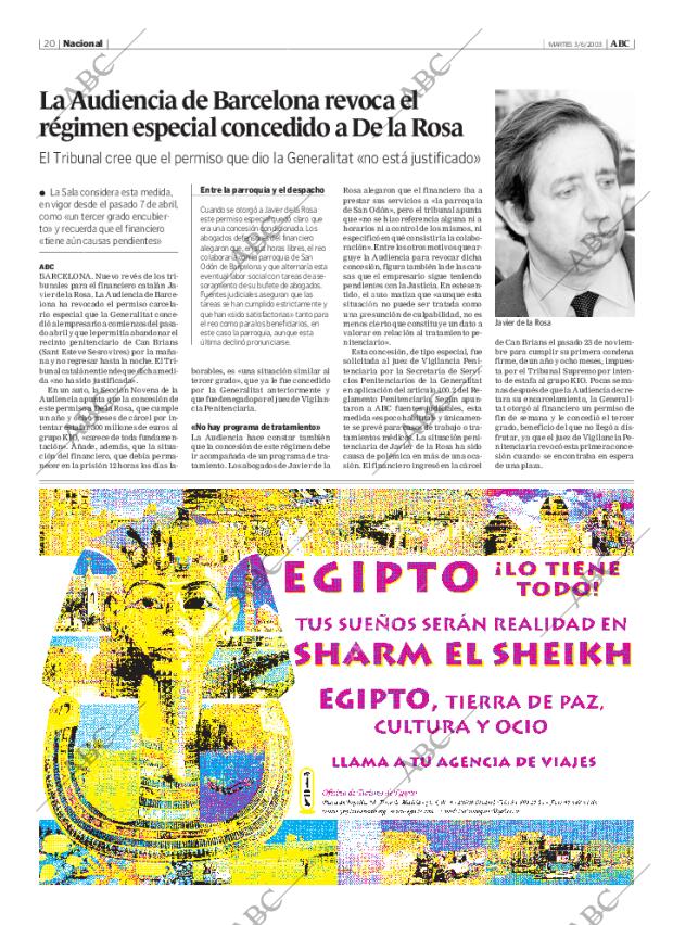 ABC MADRID 03-06-2003 página 20
