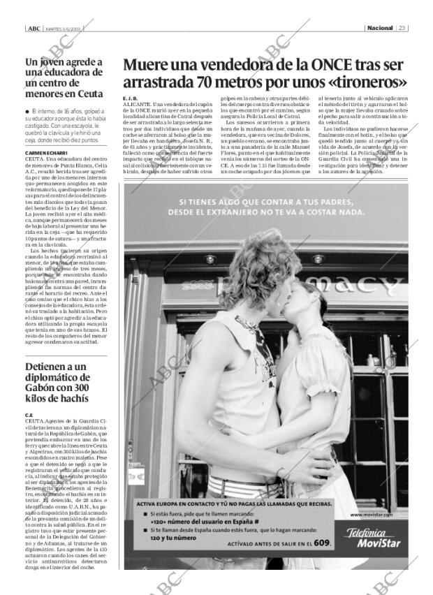 ABC MADRID 03-06-2003 página 23
