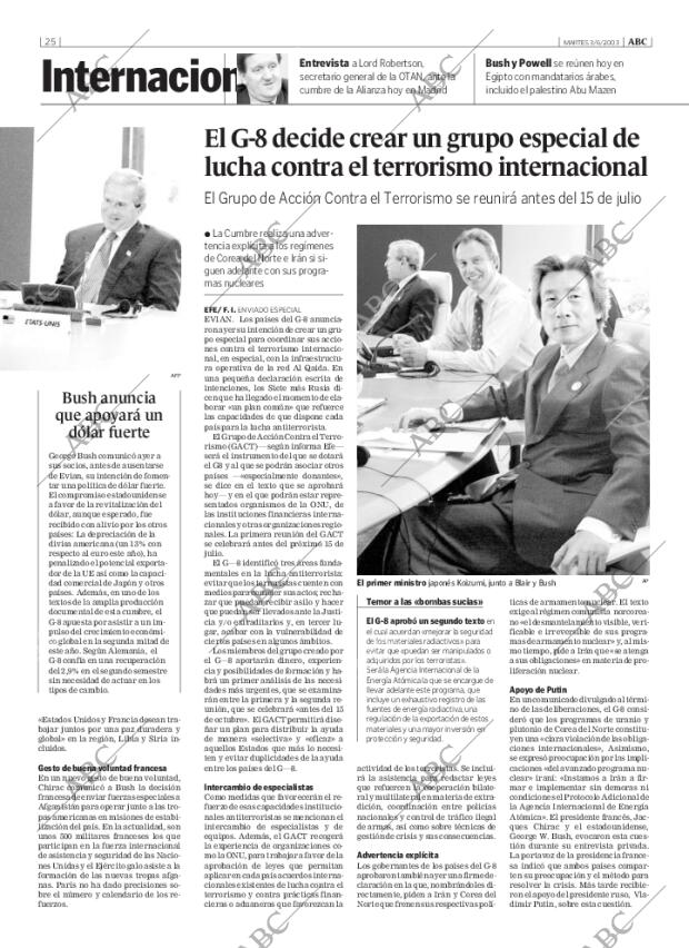 ABC MADRID 03-06-2003 página 25