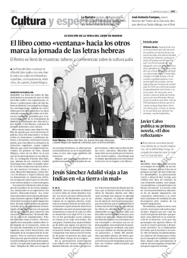 ABC MADRID 03-06-2003 página 57