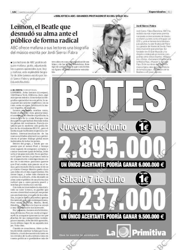 ABC MADRID 03-06-2003 página 61