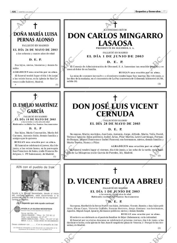 ABC MADRID 03-06-2003 página 77