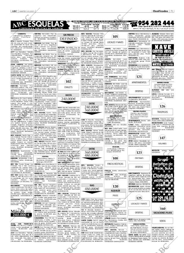 ABC SEVILLA 03-06-2003 página 71