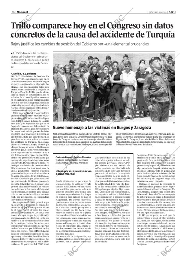 ABC MADRID 04-06-2003 página 16