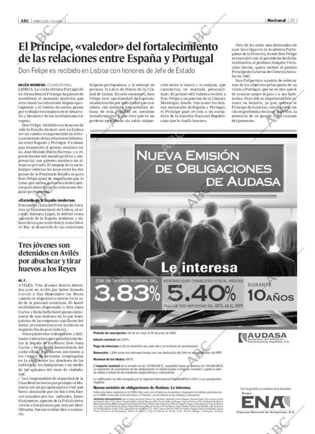 ABC MADRID 04-06-2003 página 25