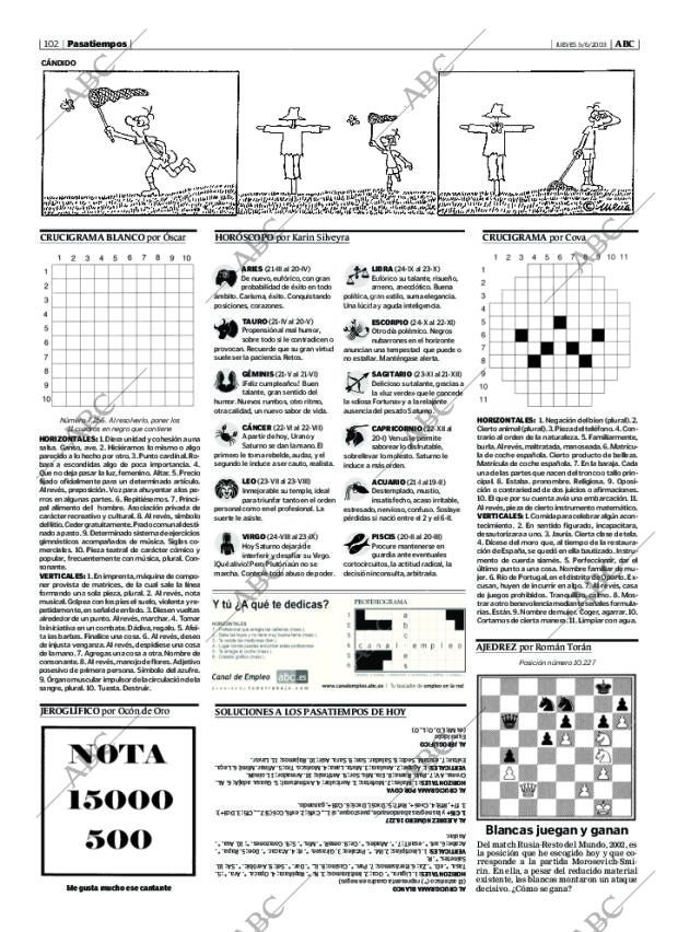 ABC MADRID 05-06-2003 página 102
