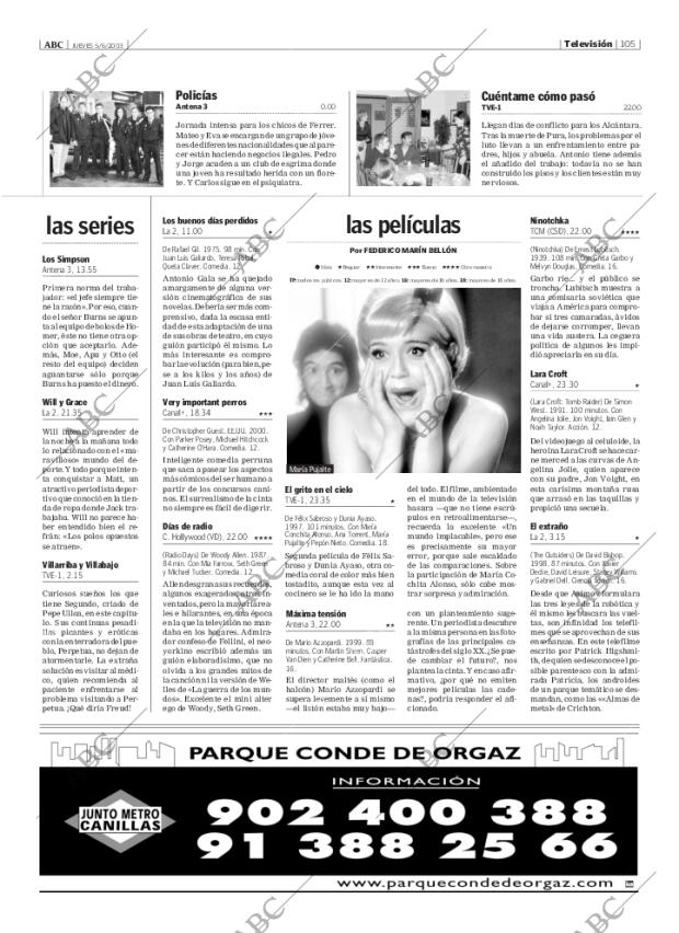 ABC MADRID 05-06-2003 página 105