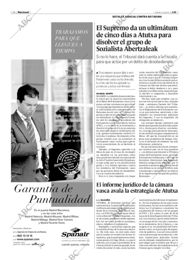 ABC MADRID 05-06-2003 página 26