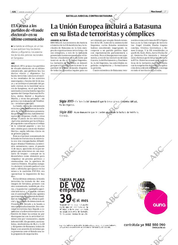 ABC MADRID 05-06-2003 página 27