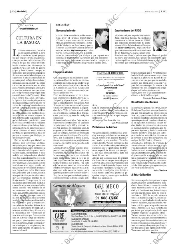 ABC MADRID 05-06-2003 página 40