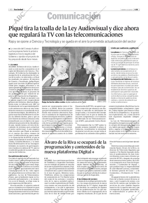 ABC MADRID 05-06-2003 página 50