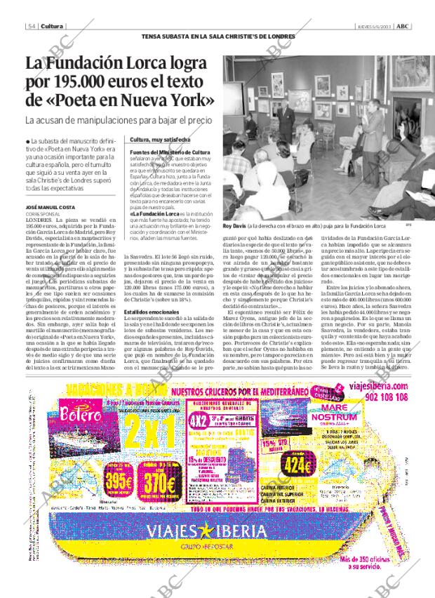 ABC MADRID 05-06-2003 página 54