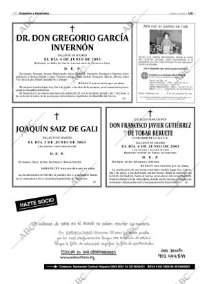 ABC MADRID 05-06-2003 página 70