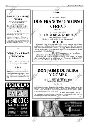 ABC MADRID 05-06-2003 página 71
