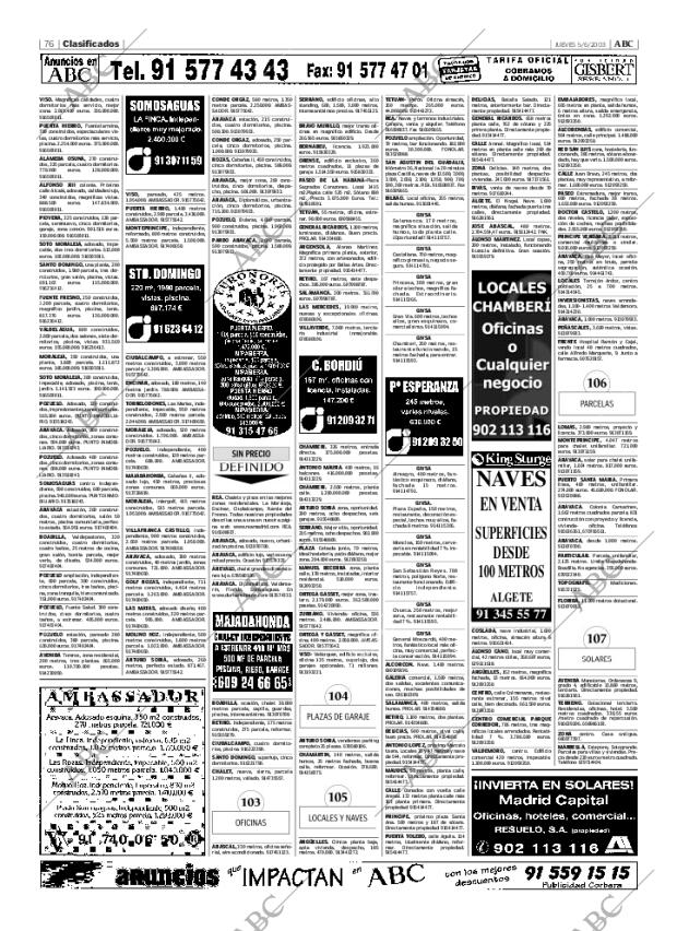 ABC MADRID 05-06-2003 página 76