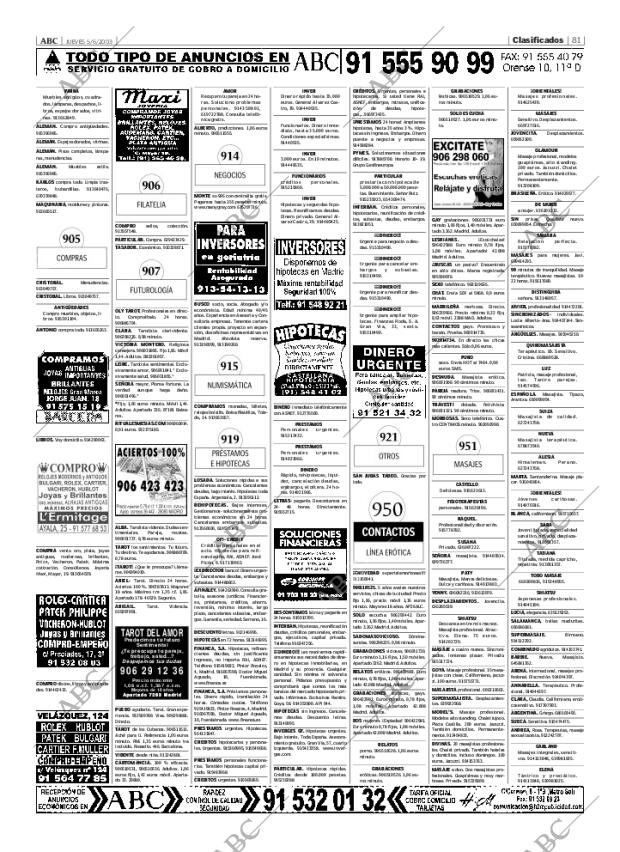 ABC MADRID 05-06-2003 página 81