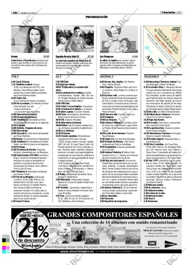 ABC MADRID 06-06-2003 página 111