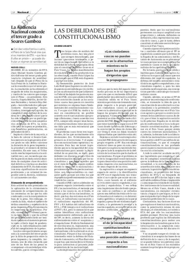 ABC MADRID 06-06-2003 página 14