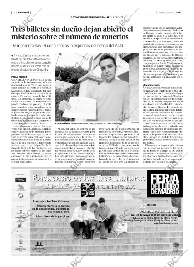 ABC MADRID 06-06-2003 página 18
