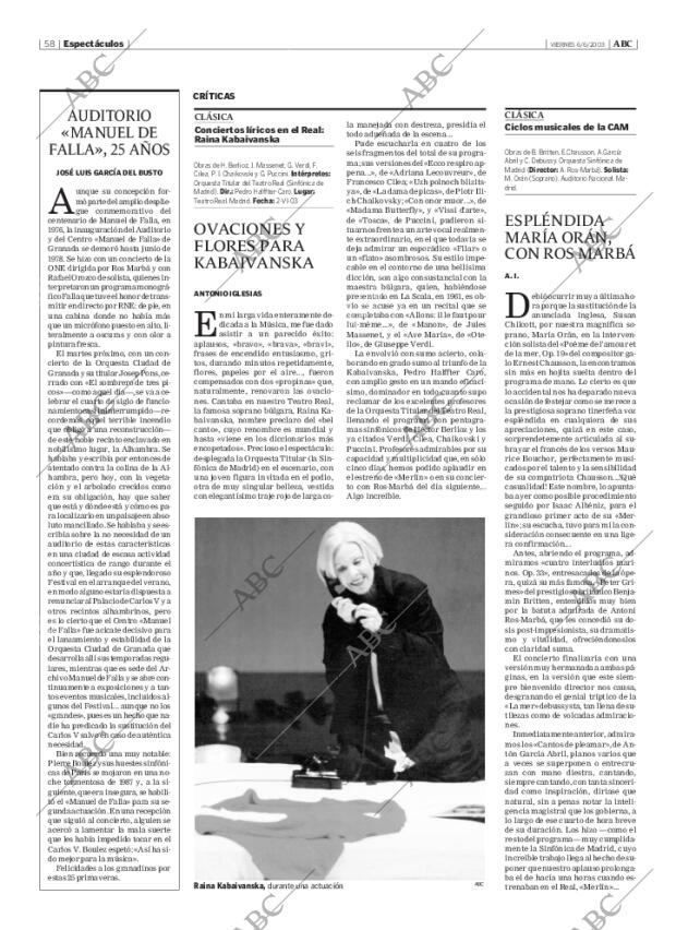 ABC MADRID 06-06-2003 página 58