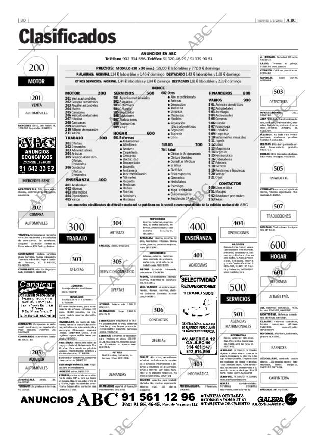 ABC MADRID 06-06-2003 página 80
