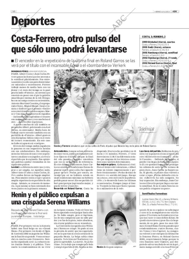 ABC MADRID 06-06-2003 página 98