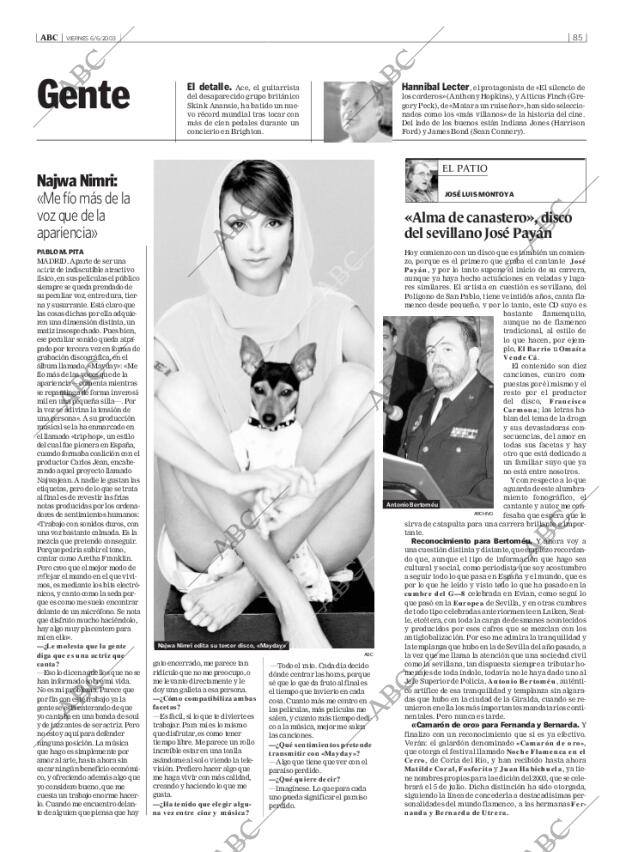 ABC SEVILLA 06-06-2003 página 85
