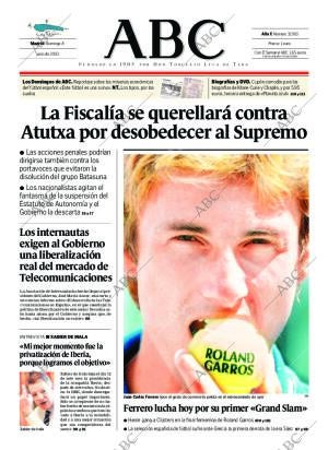 ABC MADRID 08-06-2003 página 1