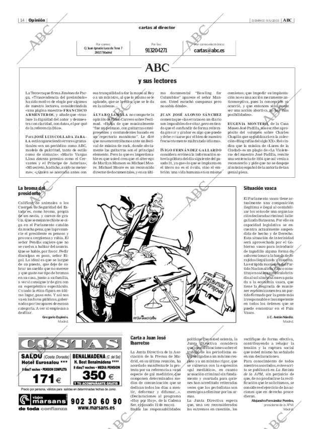 ABC MADRID 08-06-2003 página 14