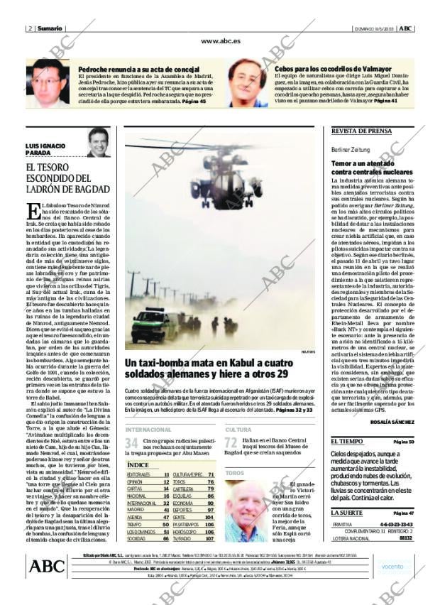 ABC MADRID 08-06-2003 página 2