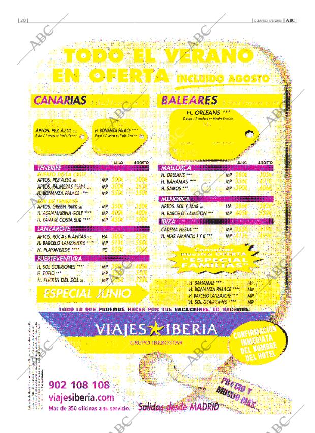 ABC MADRID 08-06-2003 página 20
