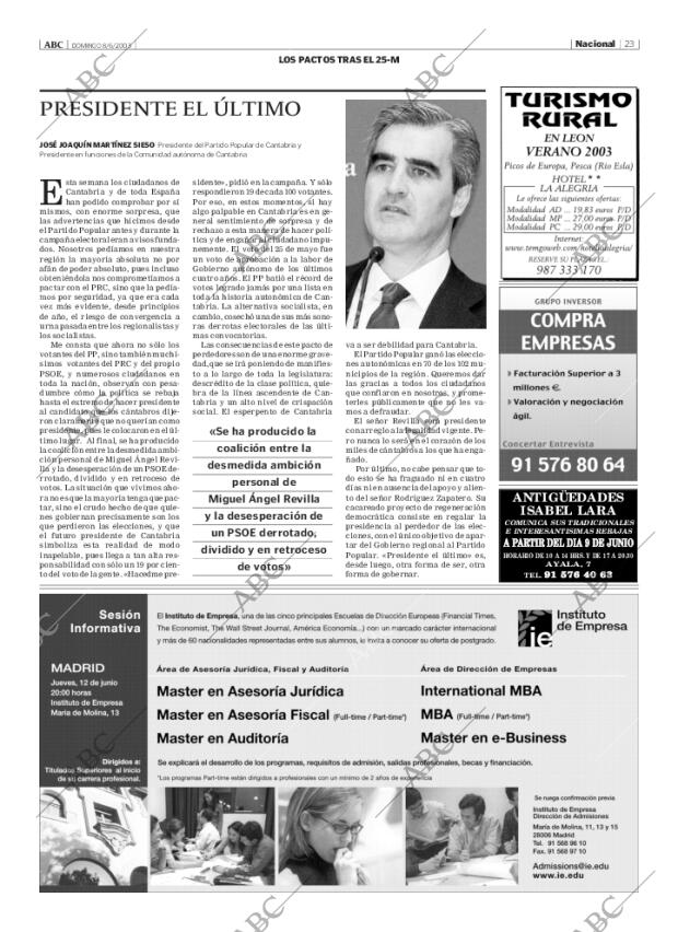 ABC MADRID 08-06-2003 página 23