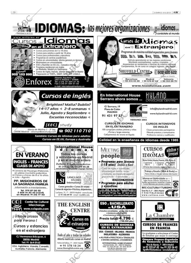 ABC MADRID 08-06-2003 página 28