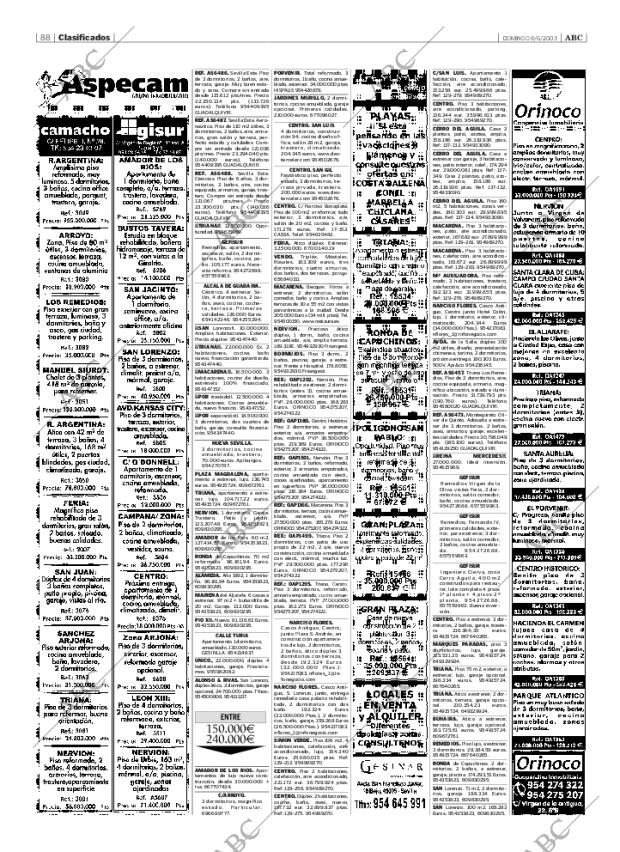 ABC SEVILLA 08-06-2003 página 88