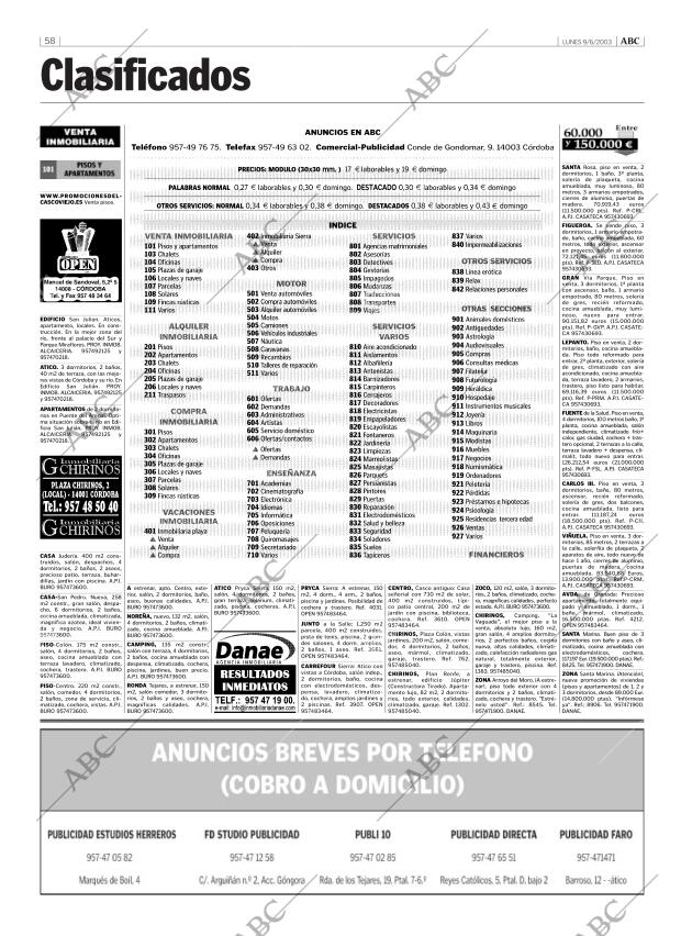 ABC CORDOBA 09-06-2003 página 58