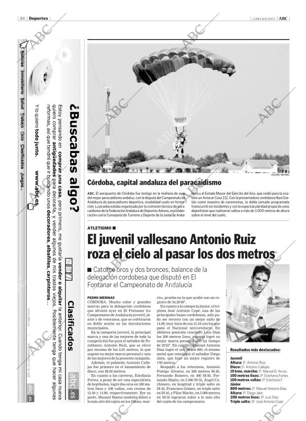 ABC CORDOBA 09-06-2003 página 84