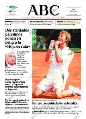 ABC MADRID 09-06-2003 página 1