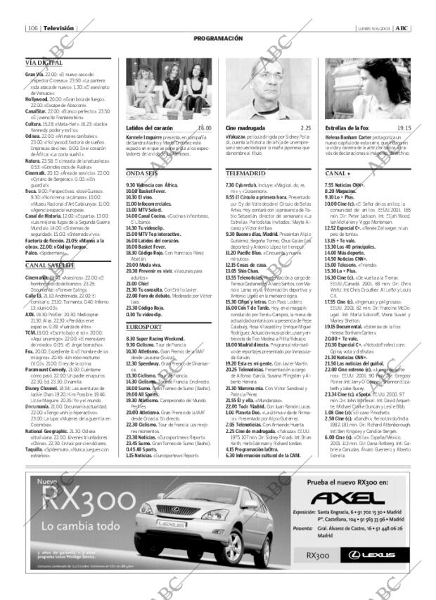 ABC MADRID 09-06-2003 página 106