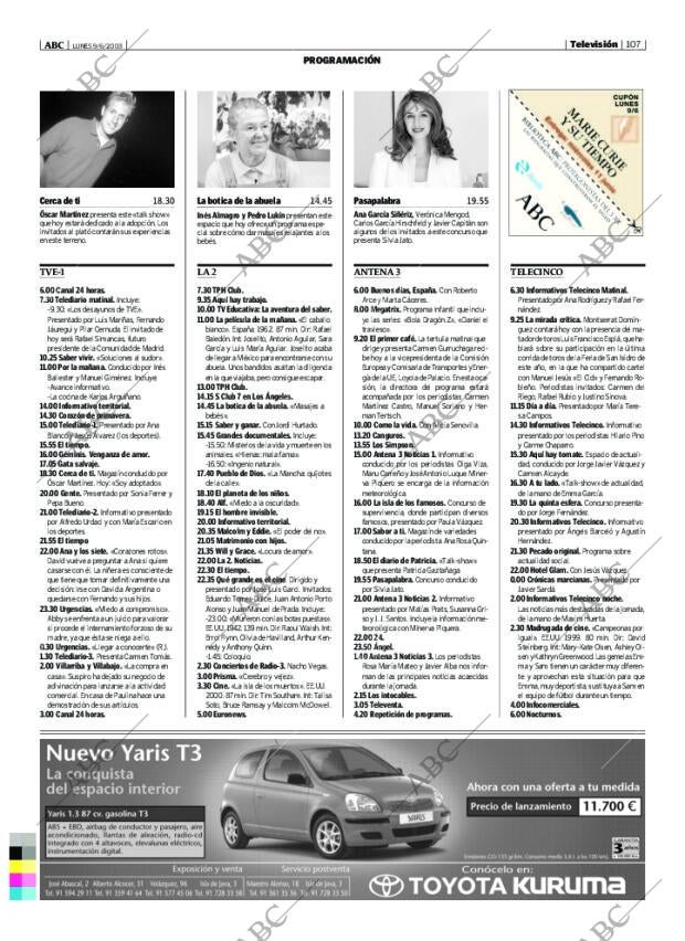 ABC MADRID 09-06-2003 página 107