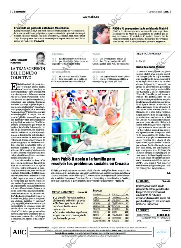 ABC MADRID 09-06-2003 página 2