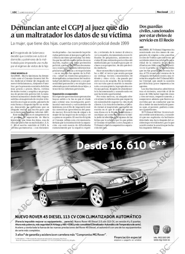 ABC MADRID 09-06-2003 página 23